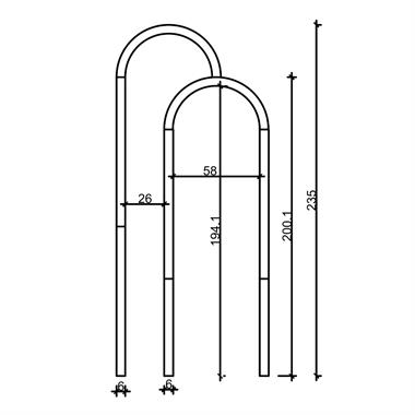 Nova Dekoratif MDF Oval Duvar Paneli Seti 102*235 cm
