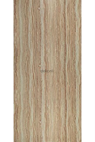 Onyx Traverten Dust Işık Geçiren PVC Duvar Paneli 122*244