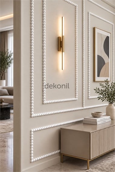 Oval Boyanabilir Esnek Duvar Çıtası 1,5*100*0,8cm