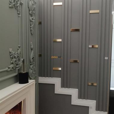 Paris Gold Wall Moulding Lath 4cm