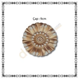 Patina Küçük Papatya Motif 9 cm