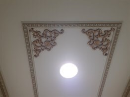 Patina Saray Tavan Köşe Motif 27*18 cm