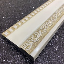 Patina Sarmaşık İşlemeli Bordür-Süpürgelik 7cm