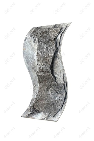 Pietra Antrasit Flex Stone İnce Esnek Doğal Taş Panel 60*120 cm