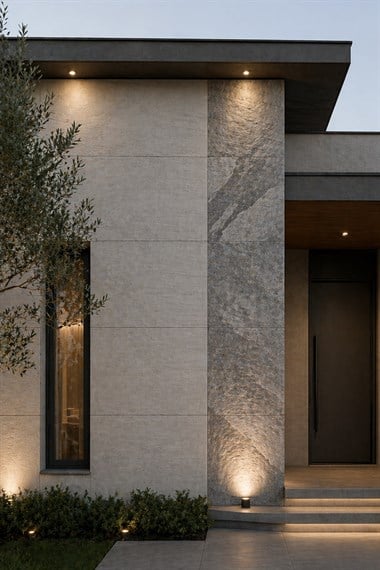 Çizgili Kabartma Flex Stone İnce Esnek Doğal Taş Panel 120*280