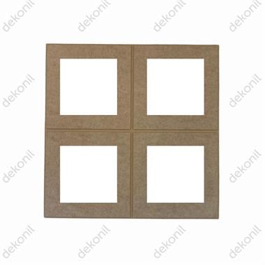 Pinterest Mdf Kare Duvar Paneli 48*48 cm