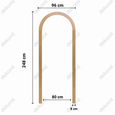 Pinterest MDF Oval Duvar Çıtası Seti