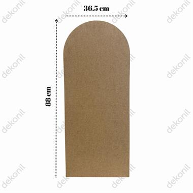 Petra MDF Yarım Oval Duvar Paneli 36*88 cm
