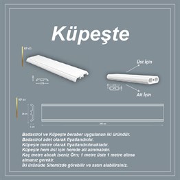 Poliüretan Küpeşte 28*240cm