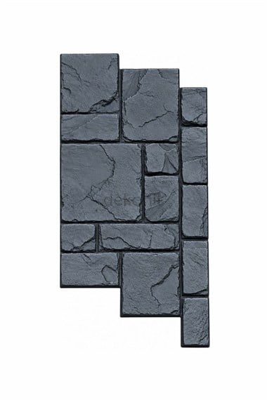 Poliüretan Rock Antrasit Duvar Paneli 60*120 cm