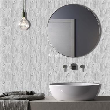 PrimeLock Kendinden Yapışkanlı Mozaik Karo Mermer Gümüş 27*27 cm (10 Adet)