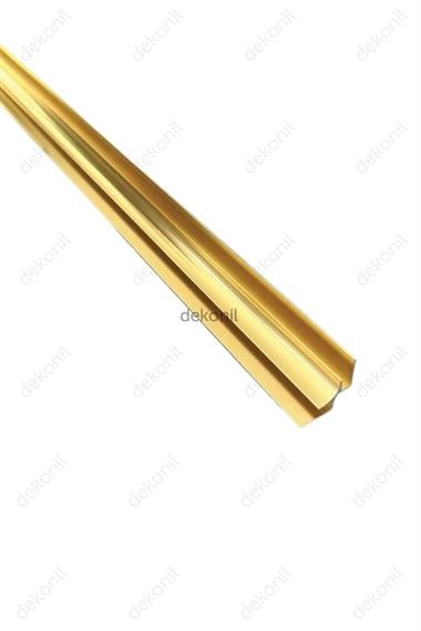 لوح PVC ذهبي من الألومنيوم بزاوية داخلية 270 سم