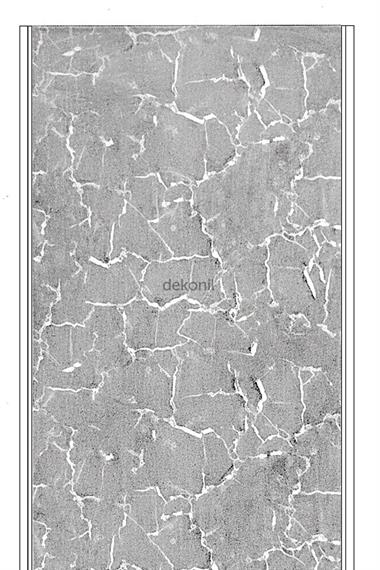 PVC Panel Mat Siyah Bitiş Alüminyum Profil 270 cm