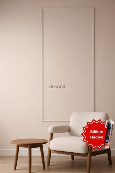 Roma 2.5cm Boyanabilir Hazır Kesilmiş Duvar Çıtası Paketi (50*110cm)