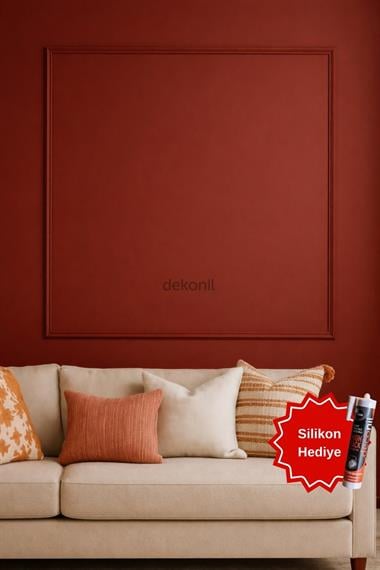 Roma 2.5cm Boyanabilir Hazır Kesilmiş Duvar Çıtası Paketi (110*110cm)