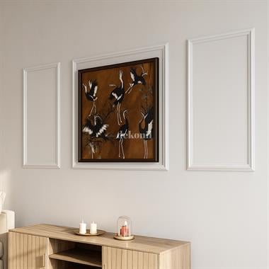 Roma 4cm Boyanabilir Hazır Kesilmiş Duvar Çıtası Paketi 3lü (120cm*50cm)