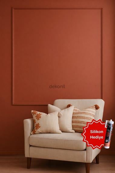 Roma 4cm Boyanabilir Hazır Kesilmiş Duvar Çıtası Paketi (110*110 cm)