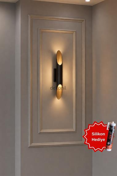 Roma 4cm ve 2,5 Boyanabilir Hazır Kesilmiş Duvar Çıtası Paketi (120*70cm)