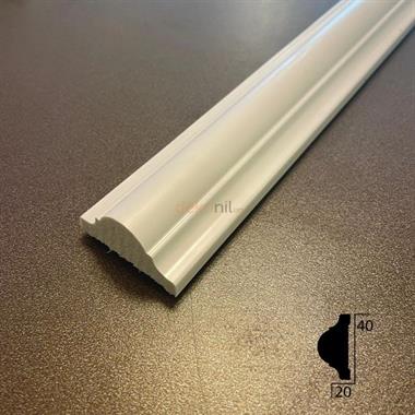 Roma 4cm ve 2,5 Boyanabilir Hazır Kesilmiş Duvar Çıtası Paketi (120*70cm)