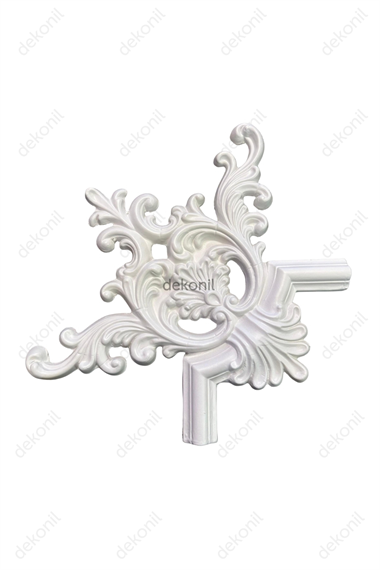 Roma Boyanabilir Poliüretan Köşe Motif 44*38cm