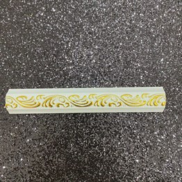 Wall and Ceiling Lath White to Gold 3cm