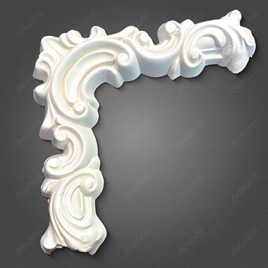 Sarmaşık Poliüretan Boyanabilir 4cm Çıta Geçmeli Köşe Motifi