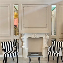 Sarmaşık Poliüretan Boyanabilr 2.5cm Çıta Geçmeli Köşe Motifi