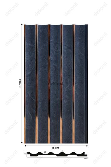 Sea Grey Bronze Tavan ve Duvar Lambri 15cm