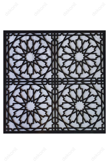 Selçuk Siyah Pvc Tavan Paneli 60*60 cm