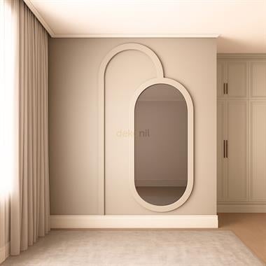 Seren Dekoratif MDF Oval Duvar Paneli Seti 140*248 cm