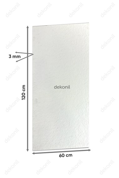Serena Beyaz Sıva Flex Stone İnce Esnek Doğal Taş Panel 60*120 cm