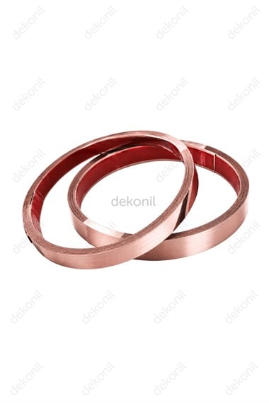 Şerit Pleksi Yapışkanlı Rose Gold Ayna 2,3 cm