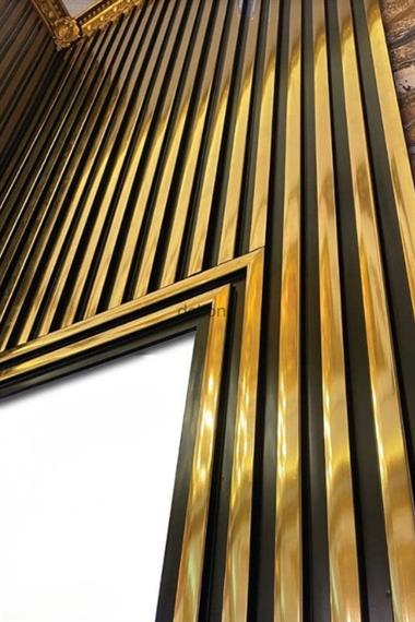 Decorative Black Gold Wall and Ceiling Paneling 12cm