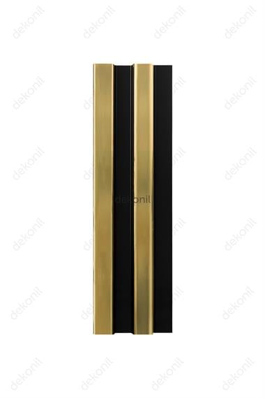 Decorative Black Gold Wall and Ceiling Paneling 12cm