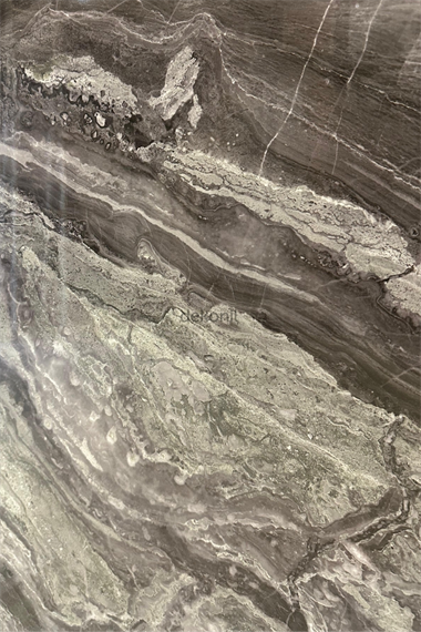 Siyah Antrasit Mermer Desenli Pvc Duvar Paneli 122*244cm