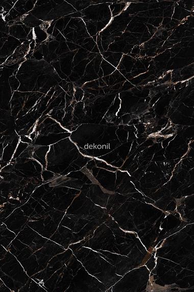 Siyah Beyaz Mermer Desenli Pvc Duvar Paneli 122*244cm