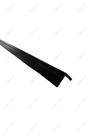 Black Wainscoting Outer Corner Profile 3.5 cm