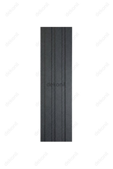 Siyah MDF Lambri, Lux Duvar Paneli 12 cm