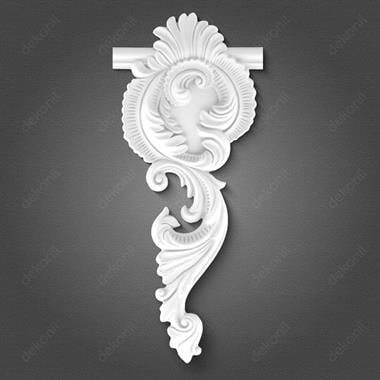 Sofia 4cm Çıta Poliüretan Boyanabilir Süs Motifi