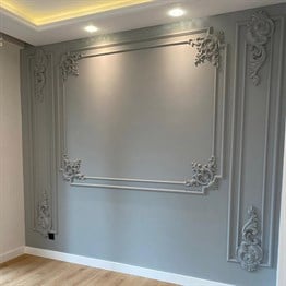 Sofia 4cm Çıta Poliüretan Boyanabilir Süs Motifi