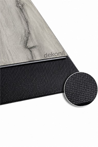 SPC Parke Duman Meşe Desenli – Su Geçirmez Zemin Paneli 30,5*120 cm (1 m²)