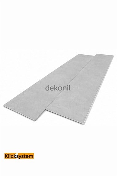 SPC Gri Beton Parke – Su Geçirmez Zemin Paneli 30,5*120 cm (Paket: 6 Adet / 2,23 m²)