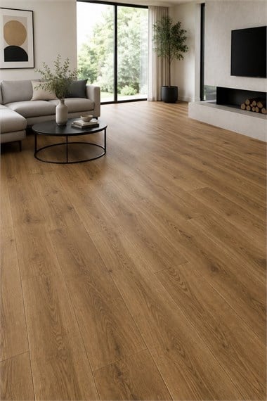 SPC Parke Rustik – Su Geçirmez Zemin Paneli 22,8*122 cm 1 m²