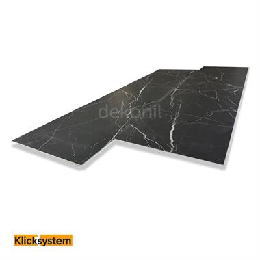 SPC Parke Siyah Mermer Desenli – Su Geçirmez Zemin Paneli 30,5*120 cm (Paket: 6 Adet / 2,23 m²)