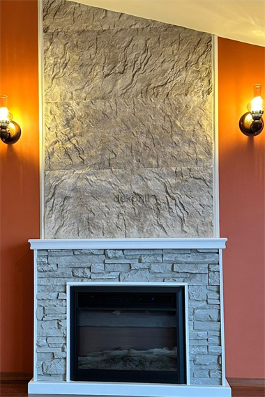 Taş Dokulu EPS Duvar Paneli Krem 50*120 cm