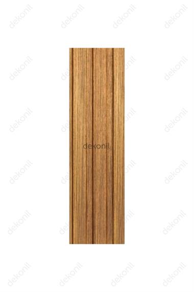 Teak MDF Lambri, Lux Duvar Paneli 12 cm