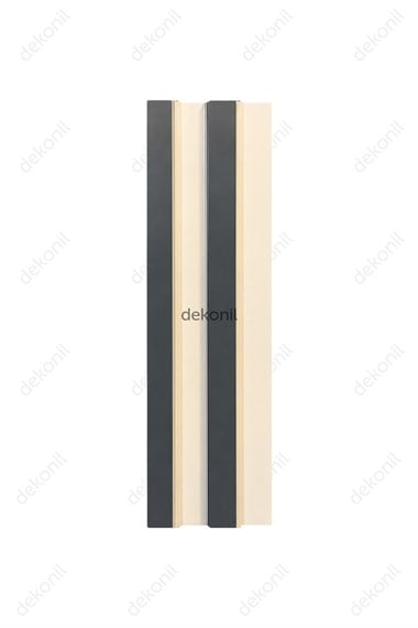 Vizon Antrasit Tavan ve Duvar Lambri 12cm