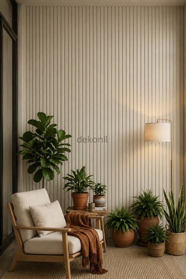 Vizon MDF Lambri, Lux Duvar Paneli 12 cm