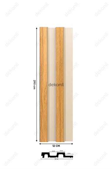 Vizon Meşe Tavan ve Duvar Lambri 12cm