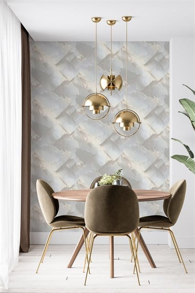 Wallsense Italy Geometrik Desenli Duvar Kağıdı 16 m² W556